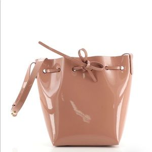 Mansur Gavriel Patent Leather Bucket Bag